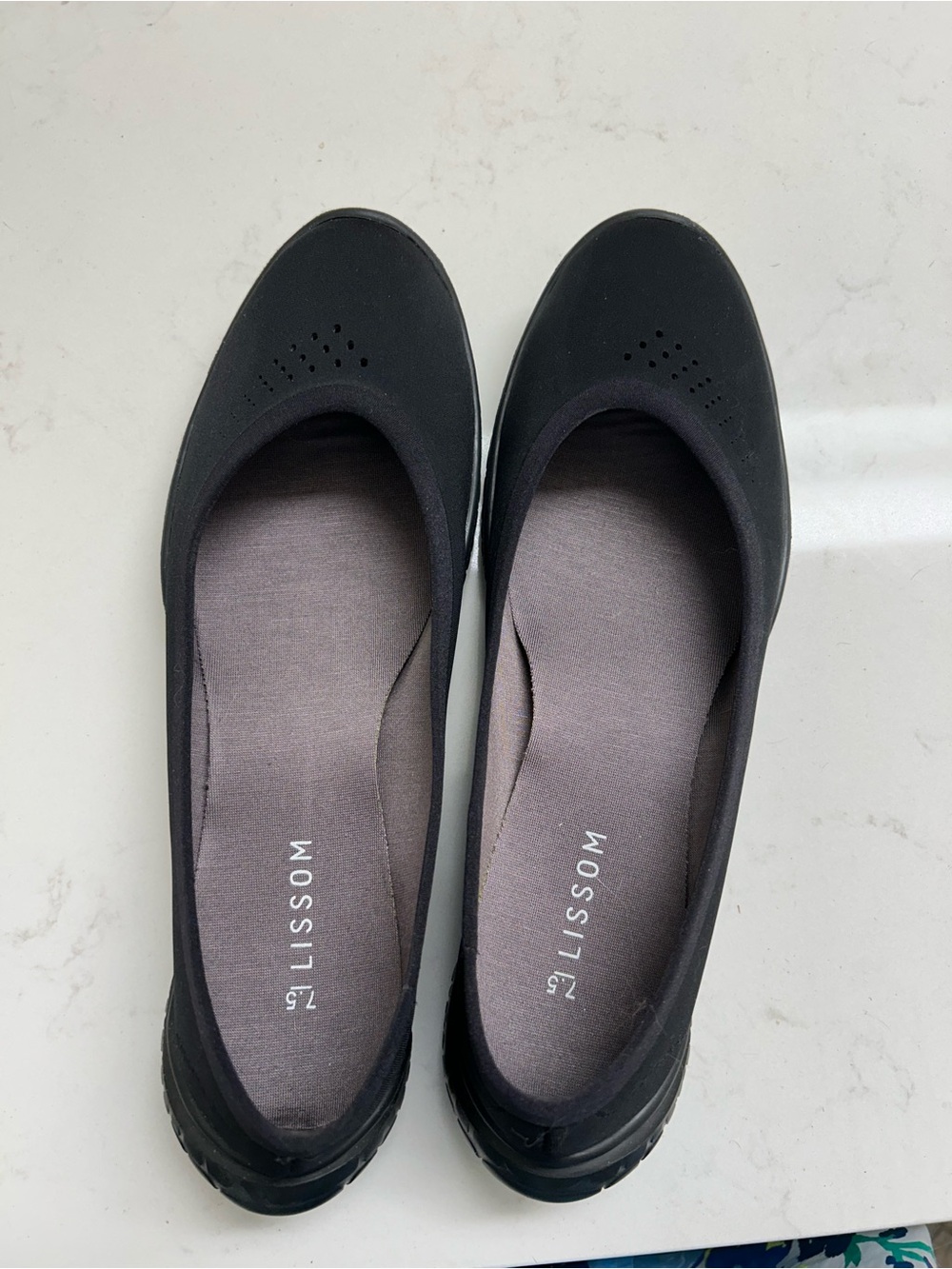 Liston Women's Black Comfort Slip-On Flats